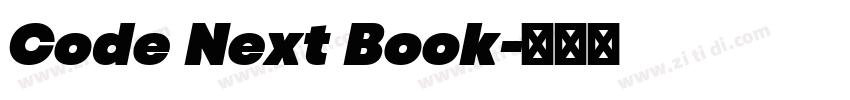 Code Next Book字体转换